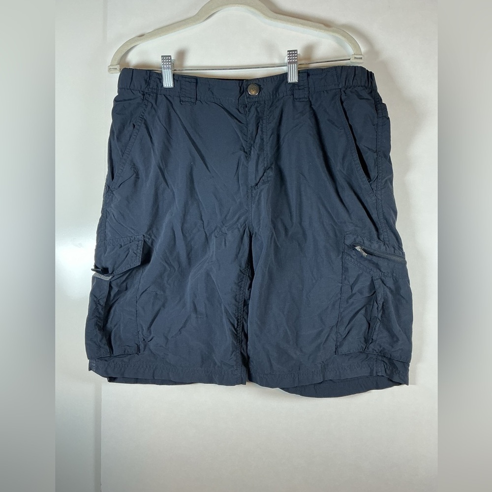 Columbia Dark Blue Cargo Shorts A0282 - Picture 2 of 5